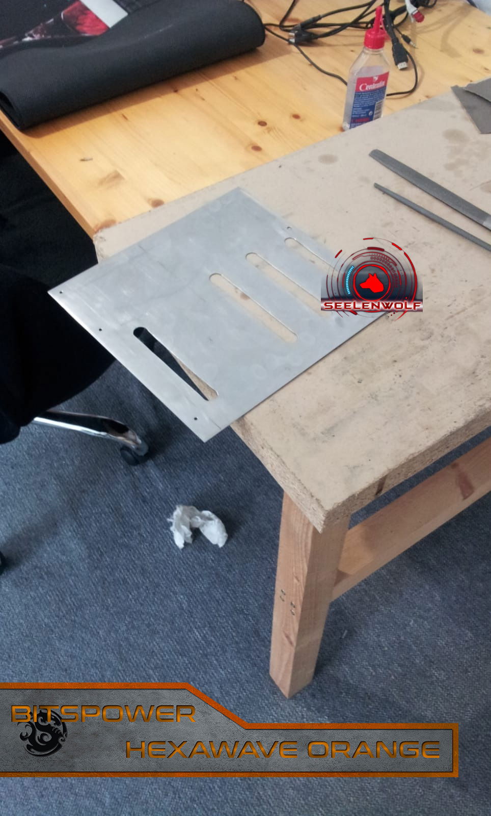 Custom Riser Card, GPU Holder.