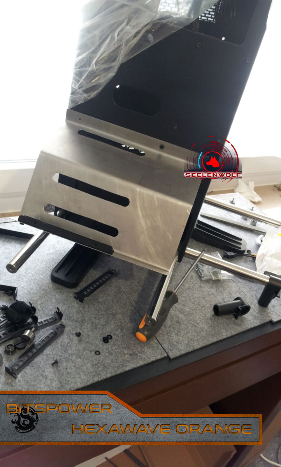 Custom Riser Card, GPU Holder.