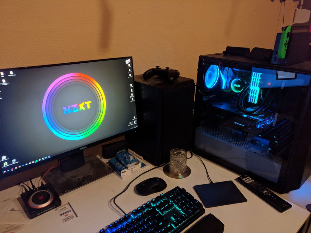 This is an overview of how my Setup looked before I got my first Ultra-Wide