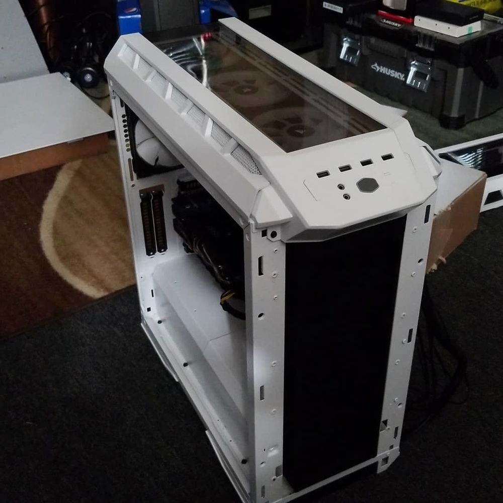 Test fitting the panels.