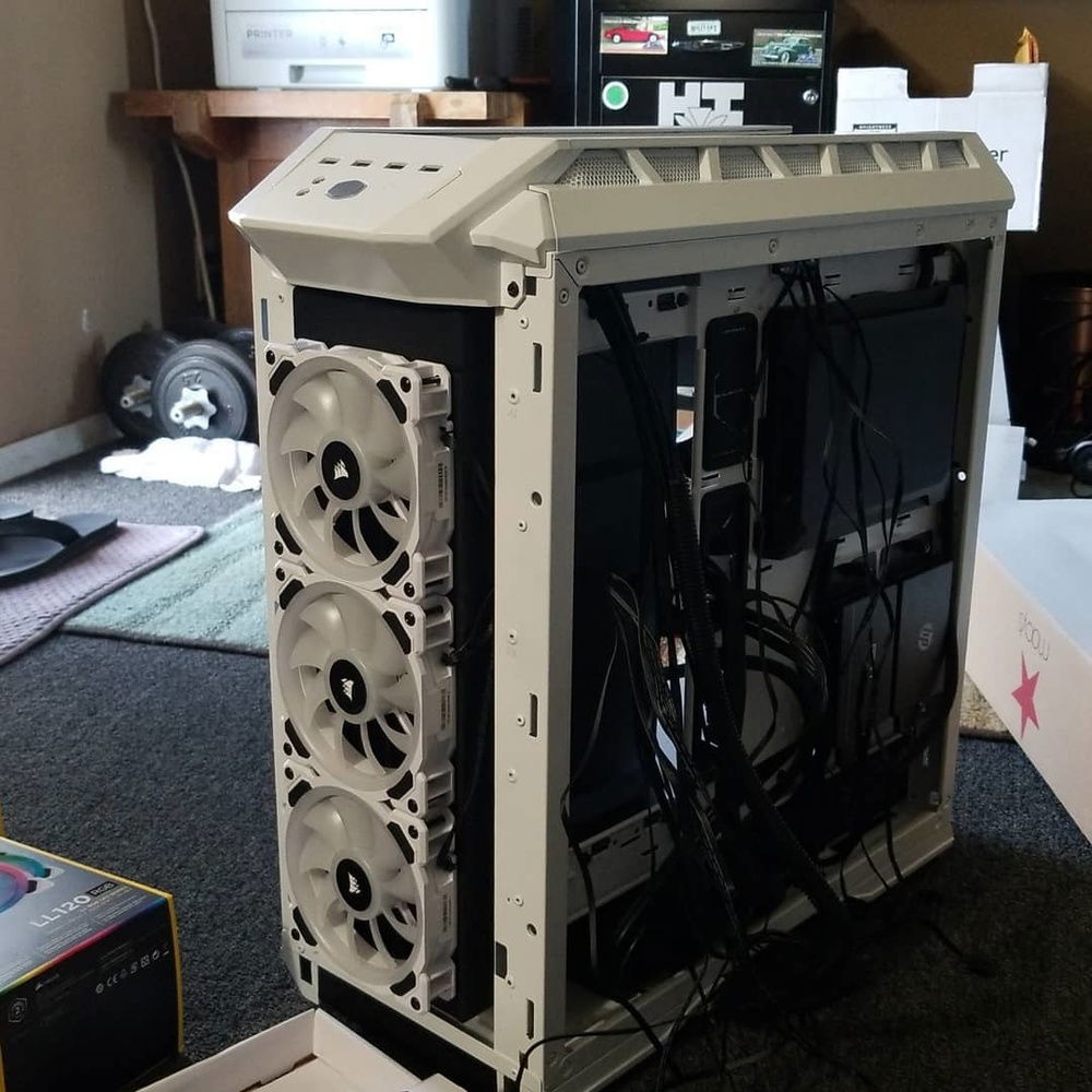 Started working on wire management.