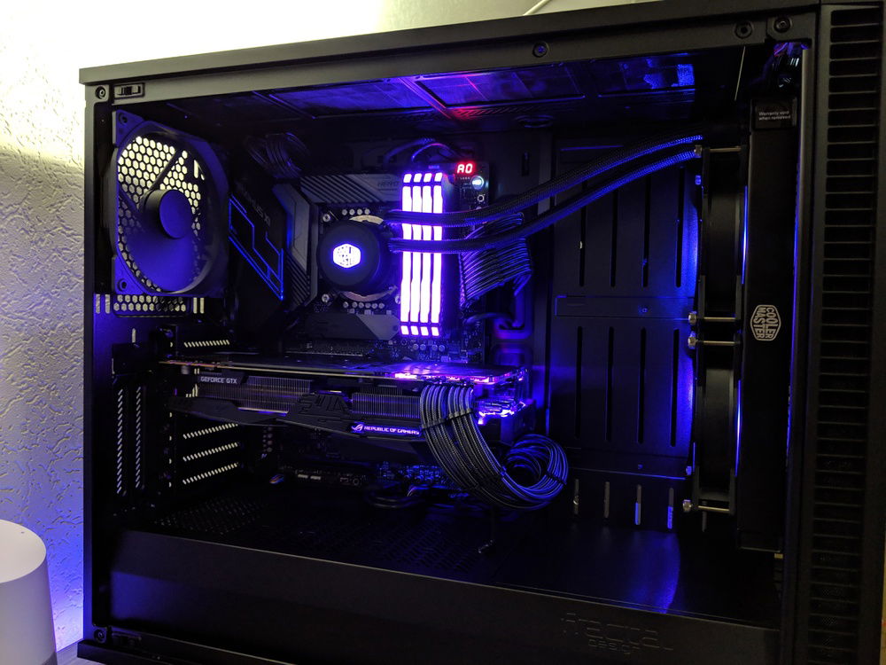 Daytime shot with lights on.