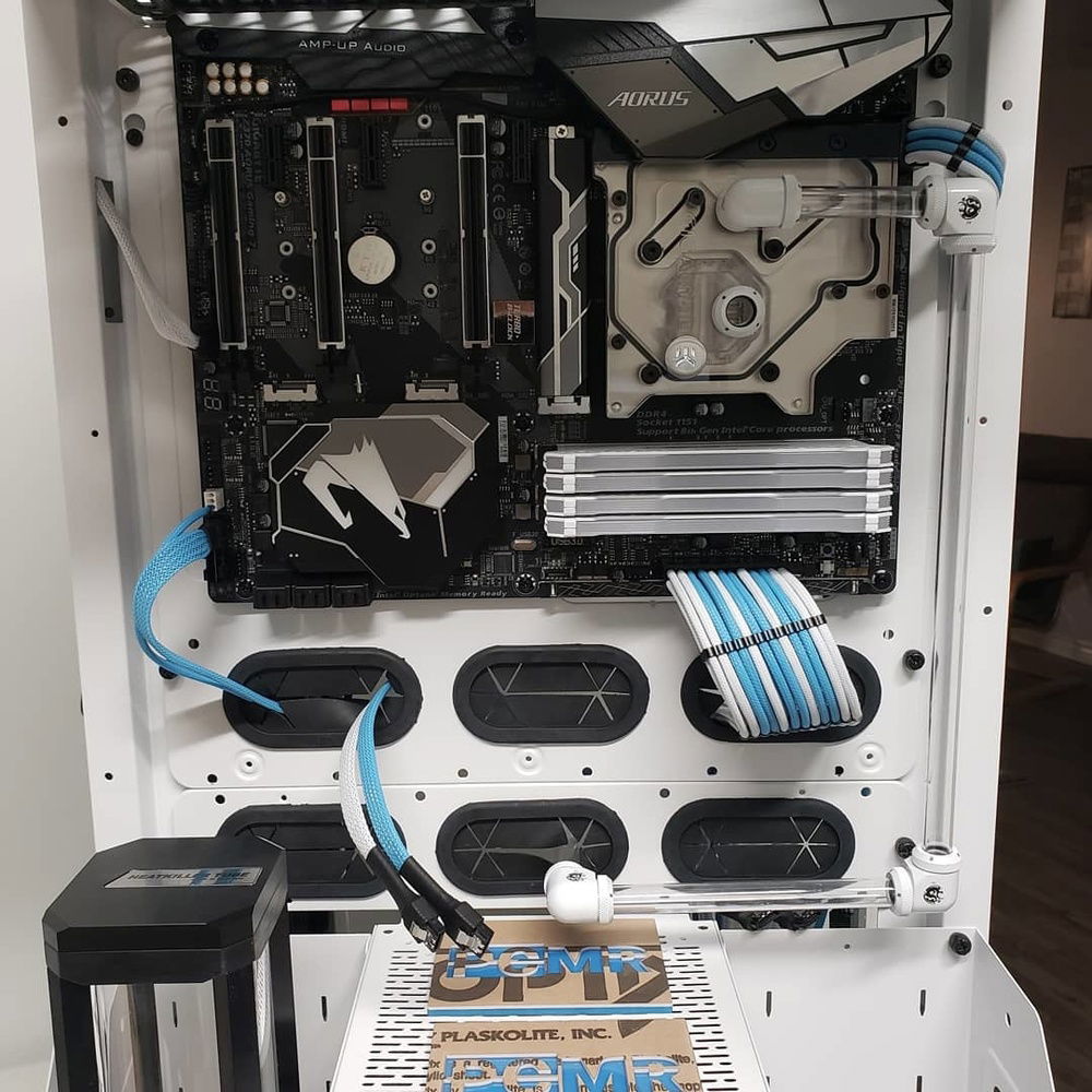 Installed the CPU and mono block.