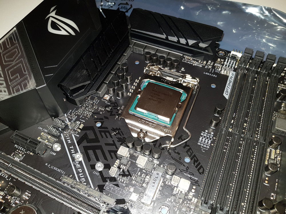 The brains installed!