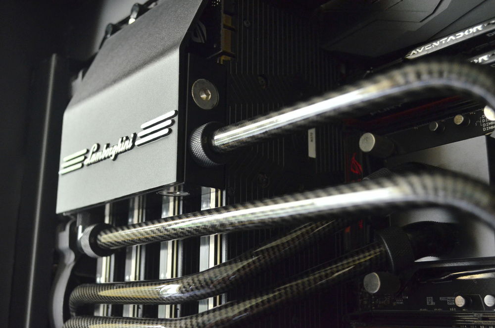Custom Carbon Fiber Watercooling loop