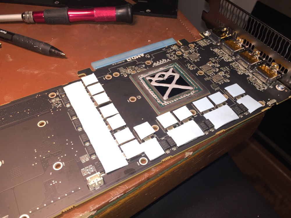 Following instructions.