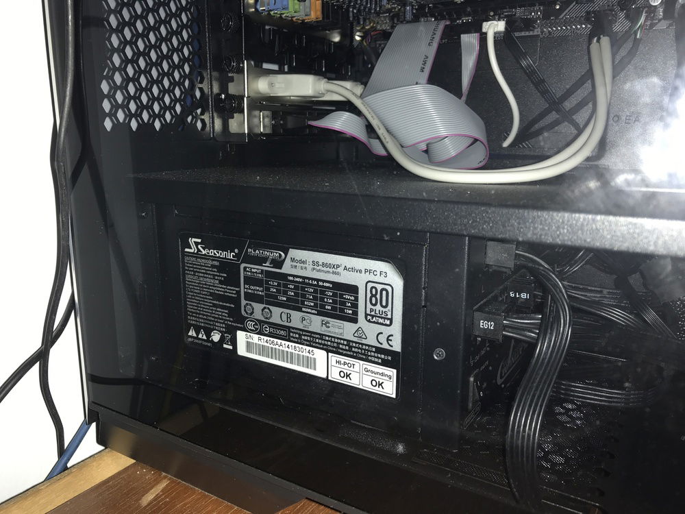 Seasonic Platinum 860: Discontinued, but lasting.