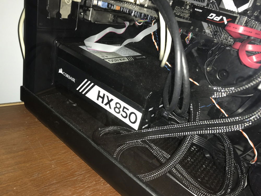 The PSU of choice for this build is the 850w Corsair HX 2017 Grey Label.