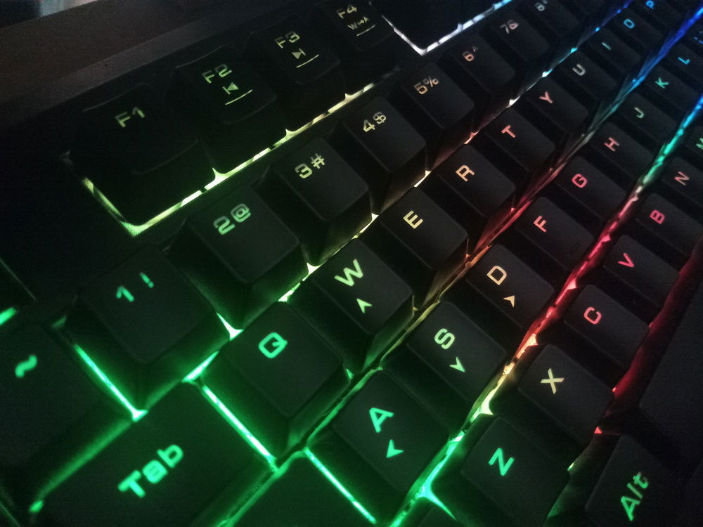 Gotta love this rbg keyboard. How it says 1! Or 4$ or 5%.