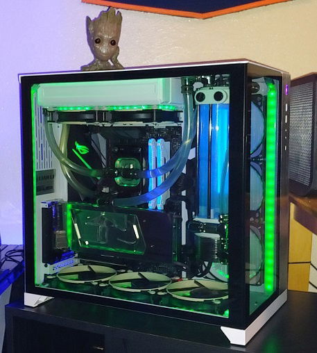 I AM GROOT!!! My first custom loop with insane RGB overkill » builds.gg