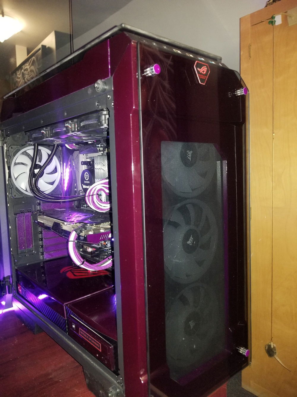 before i installed the second gpu and acrylic cover