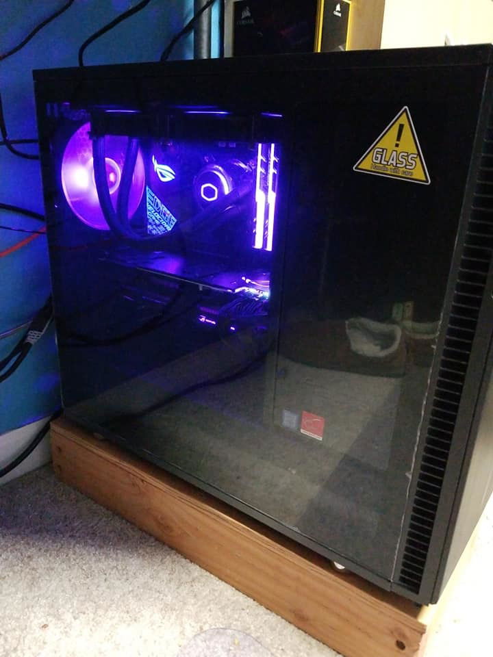 Side view with side panel on.