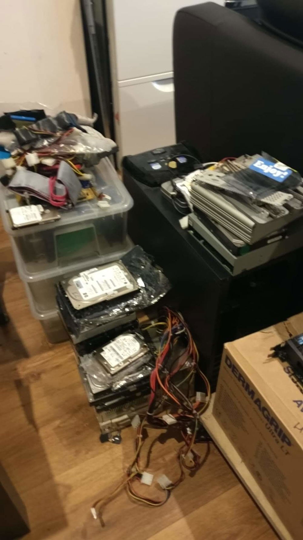 More parts... drives and bits to test.
