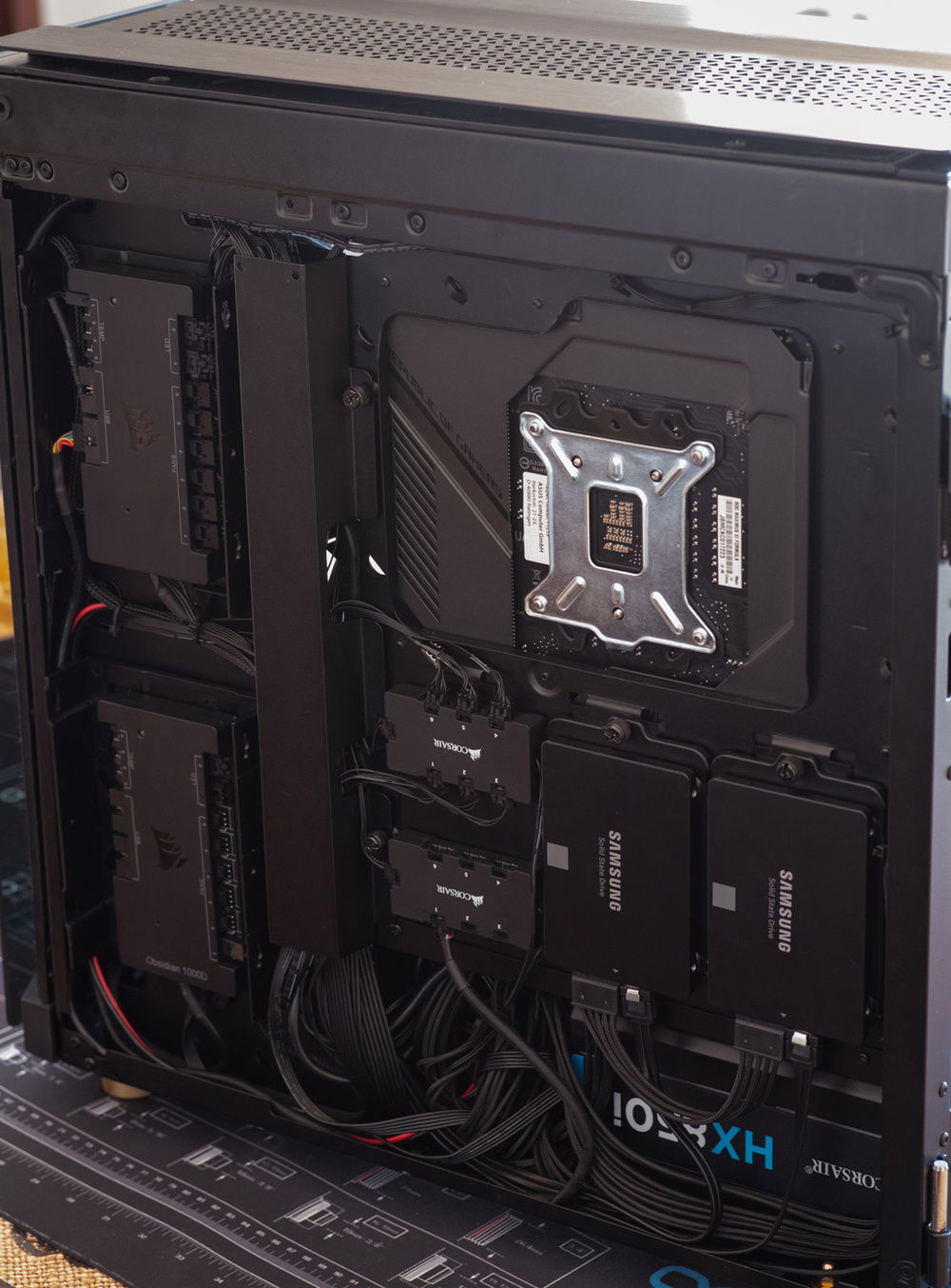 Cable management - not happy with it at all. Still some work to do or facing to create and apply.