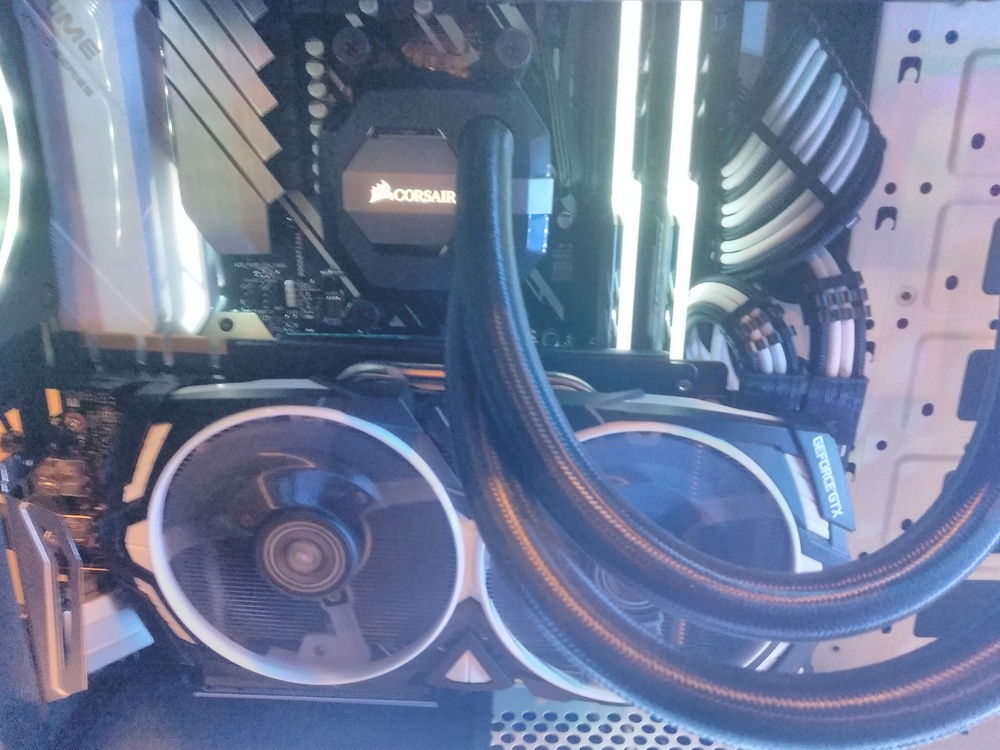 Up close photo of the hardware