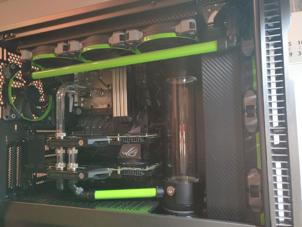 Adding some color, second GPU and happy with the runs.