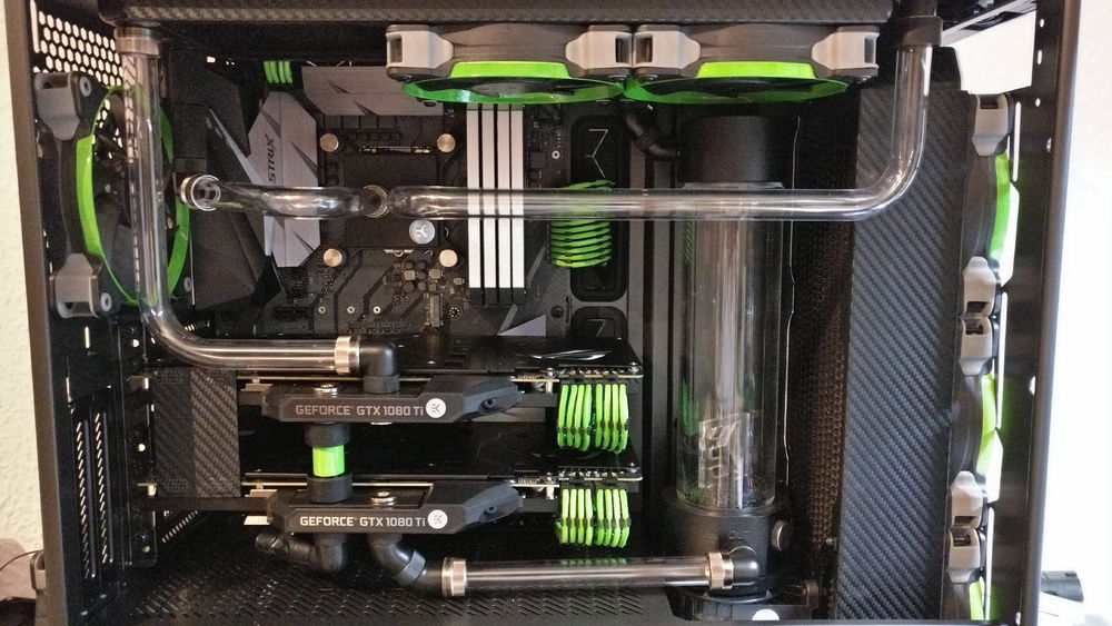 So get rid of that monoblock and back to the good supremacy evo.
Redo some bends and paint again. Switching from GPUs in parallel to serial