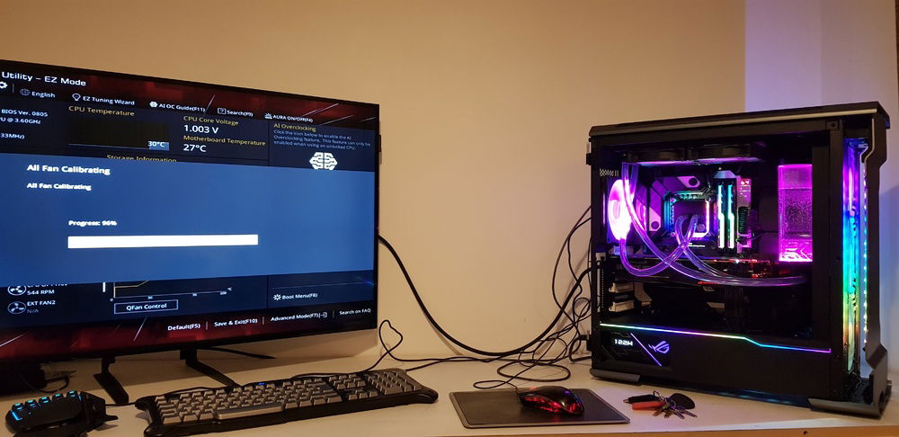 Still new keyboardheadset and monitor to buy as well as finishing the water cooling and bit more storage but spent enough at the minute. Wanted good base then can upgrade later