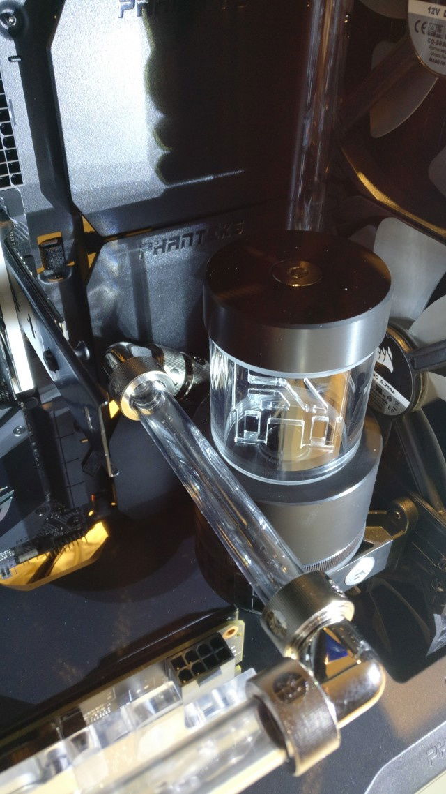 Finished @ reservoir/pump