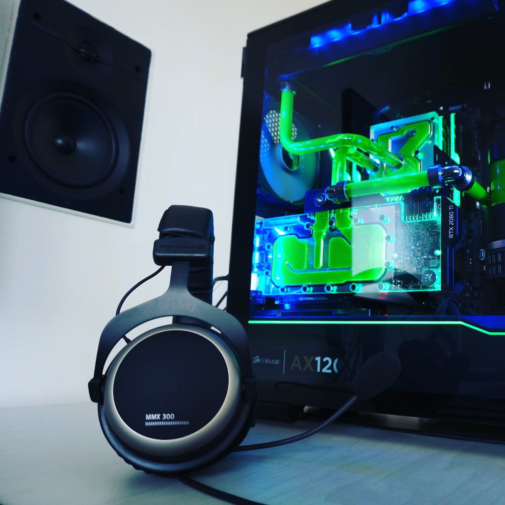 Some other hardware.
Beyerdynamic MMX 300 MANUFAKTUR headset.