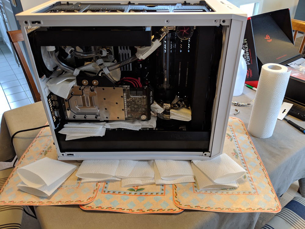 preparing for filling