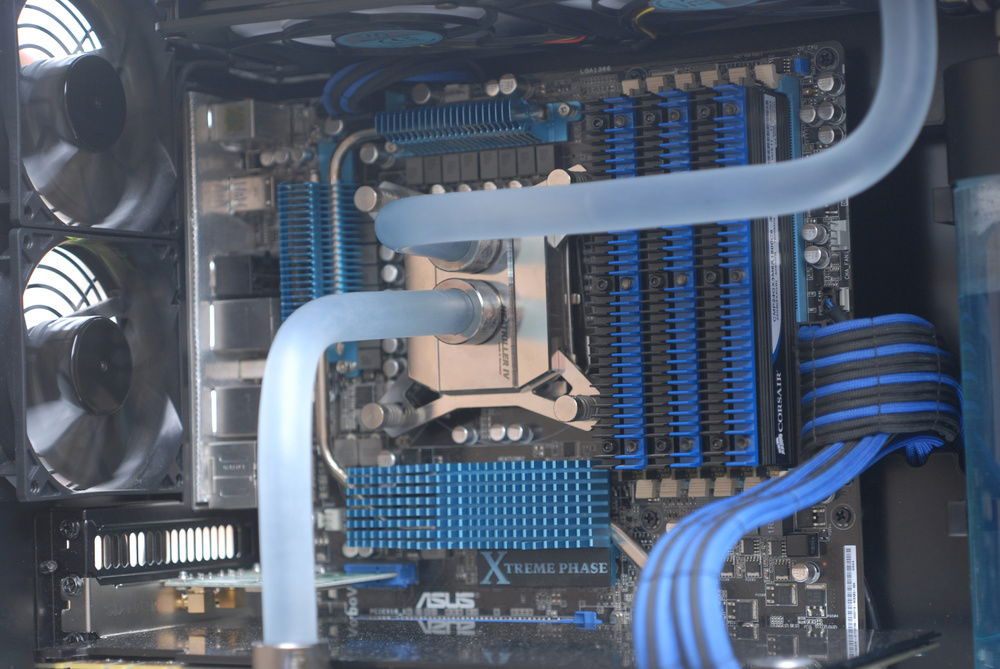 Killing heat with icy blue