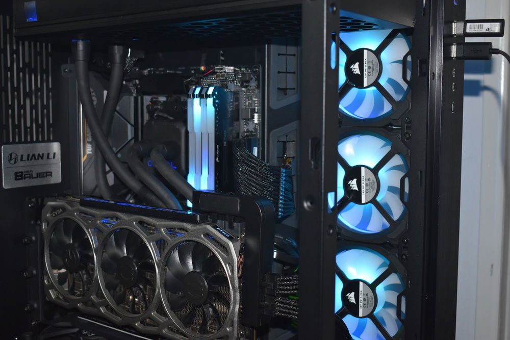 New setup. Replaced 8700k with 3900x on an Asus x570 TUF