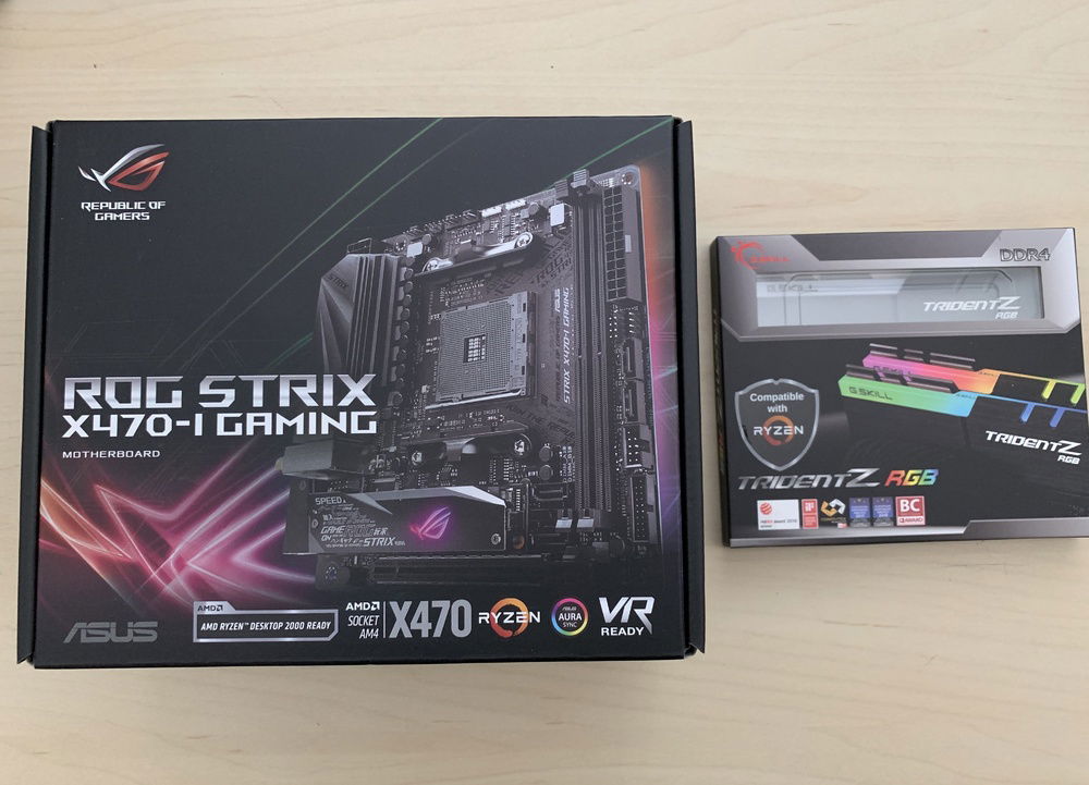 Motherboard and ram.