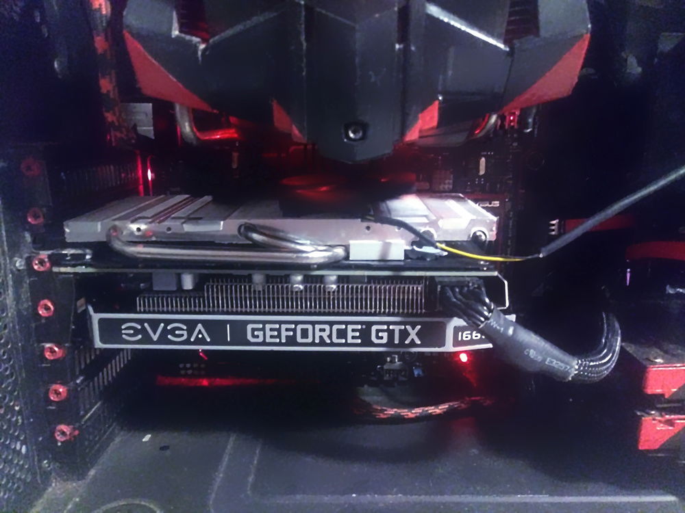 Might not match, might even look goofy with that heatsink and fan on top. Don't care. It's got bangin performance.