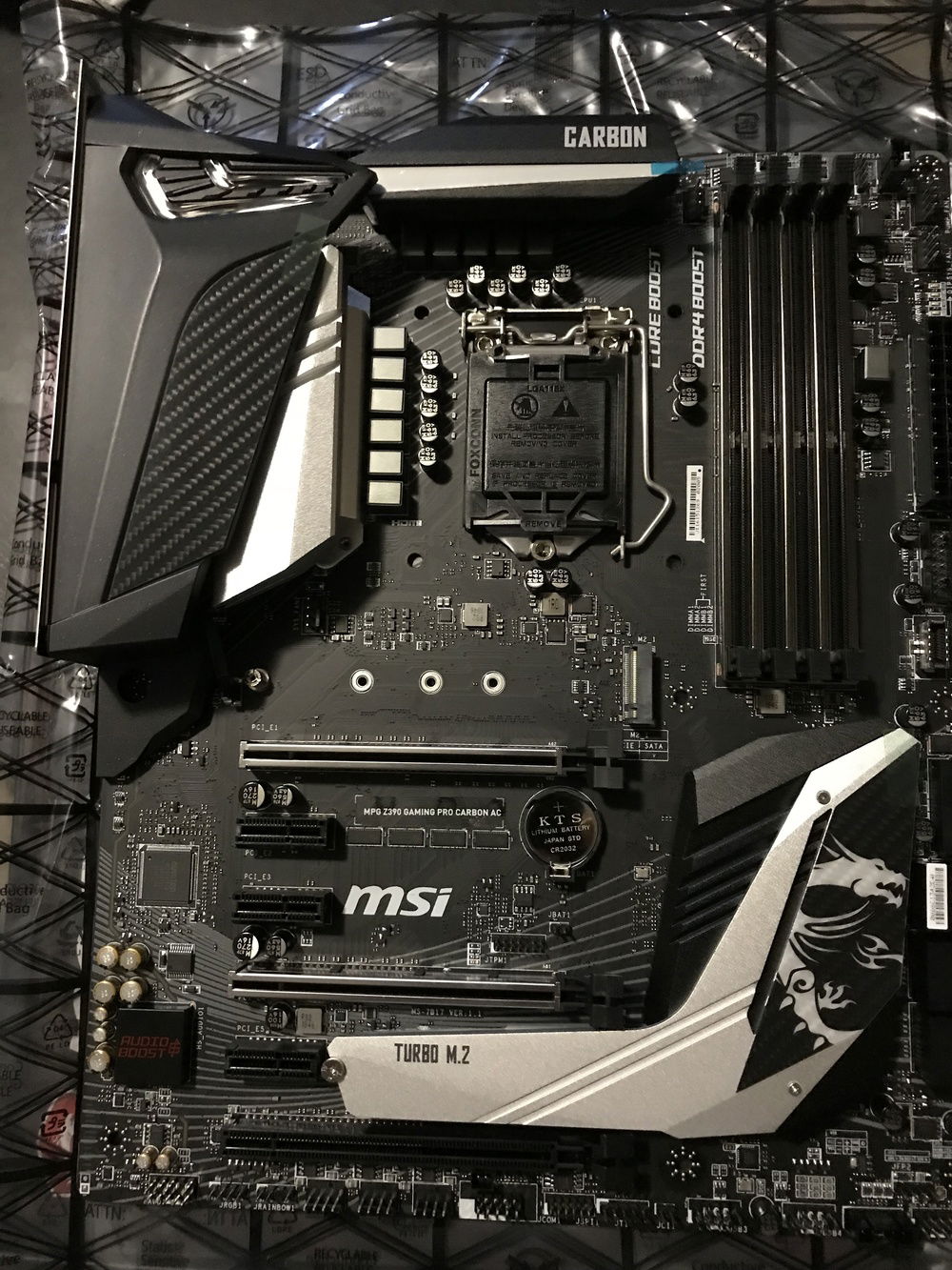 MSI Z390 Gaming Pro Carbon Ac Motherboard