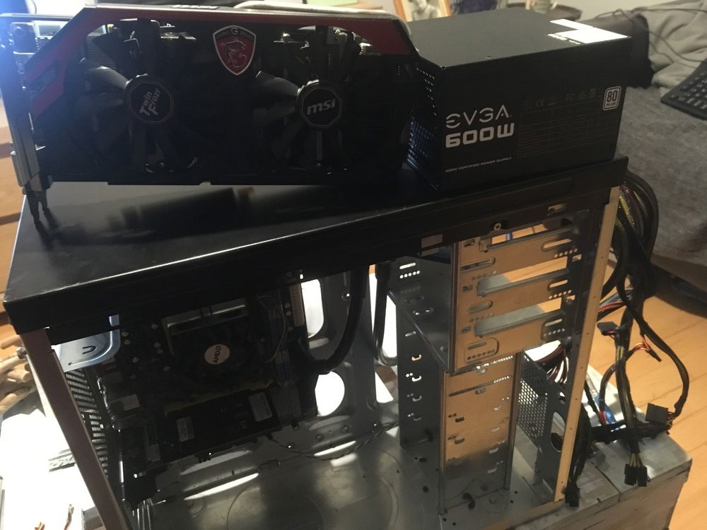 The transplant begins