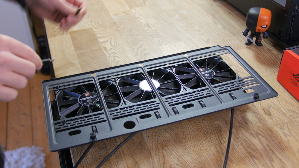 Installing AIO FANS. 3x 120mm Noctua