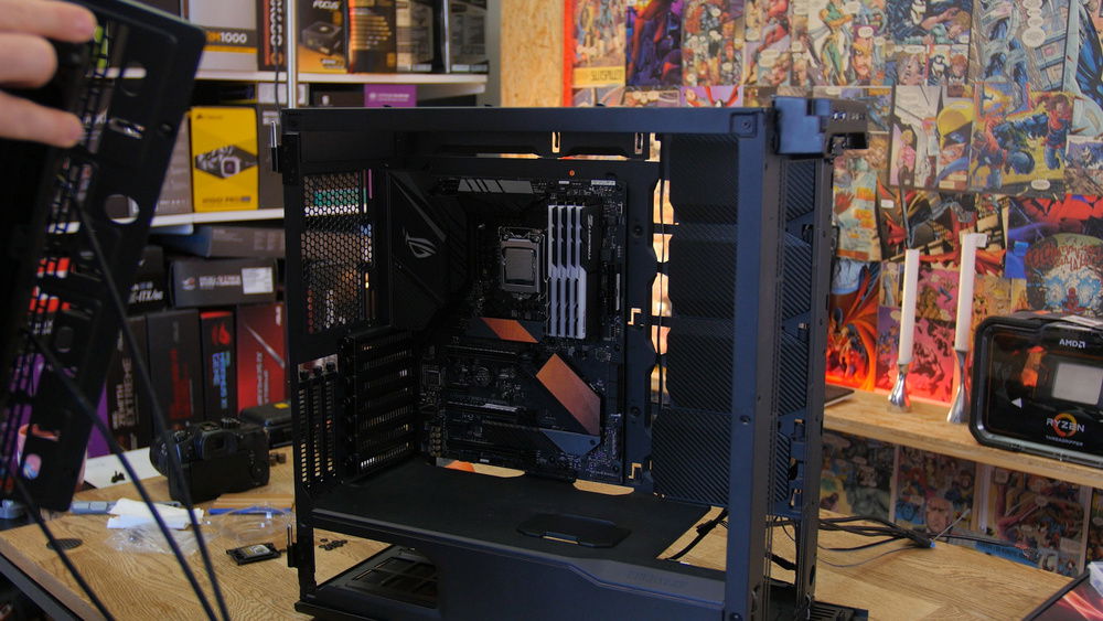 Case ready for AIO install.