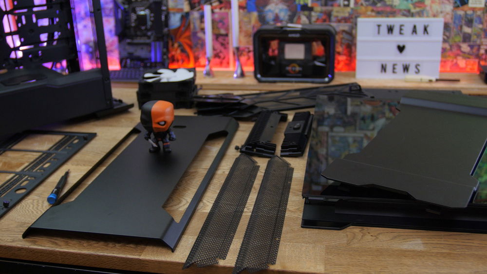 Case disassembled and ready to get a custom vinyl wrap.