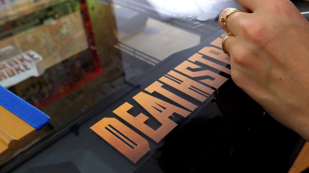 Vinyl wrap going on.