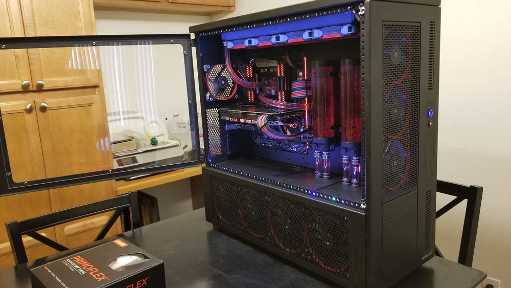 Red Blaze Version 1, before I could finish buying the rest of the water cooling.