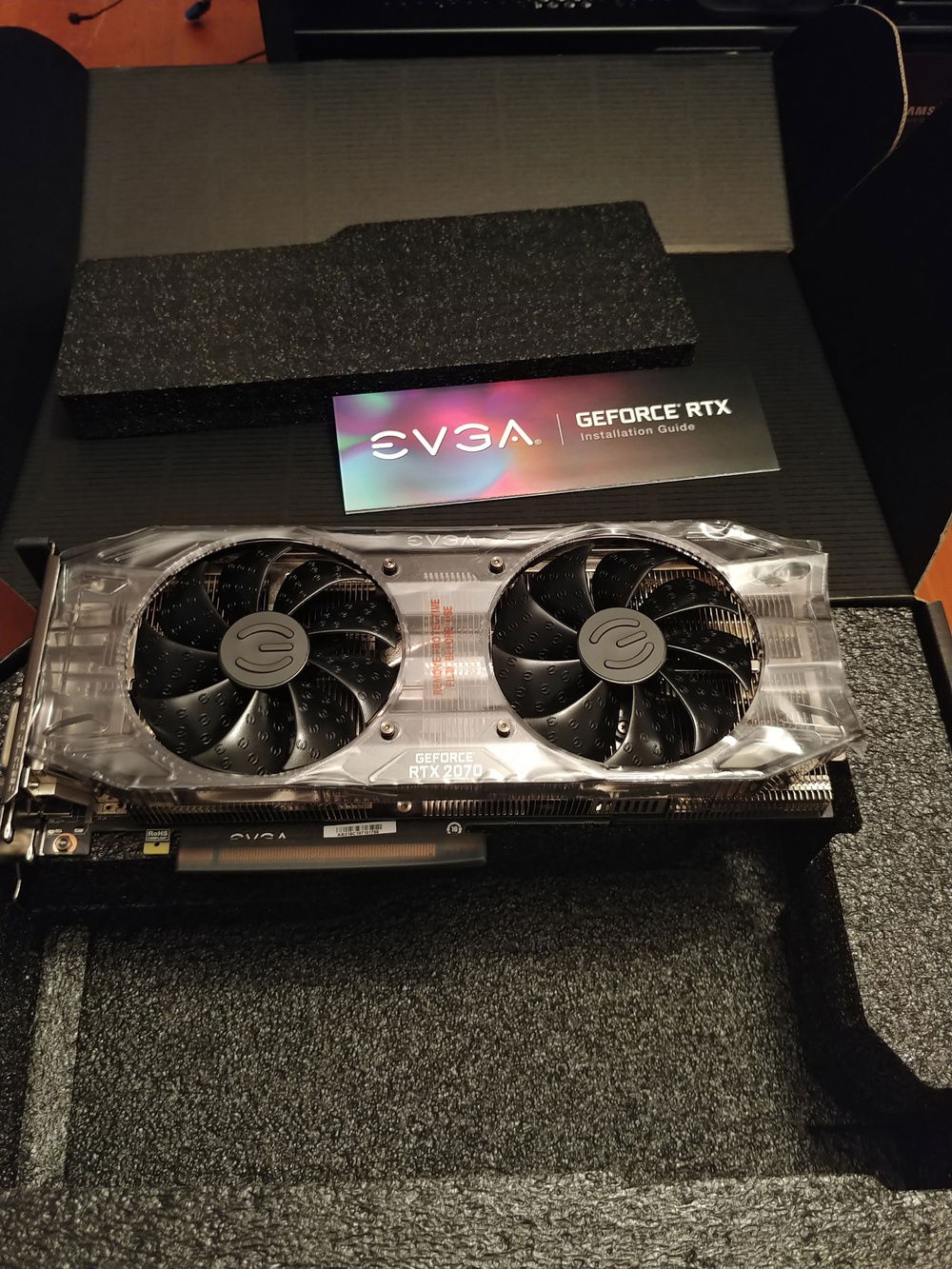 Step 4. mounting GPU to test before actual building