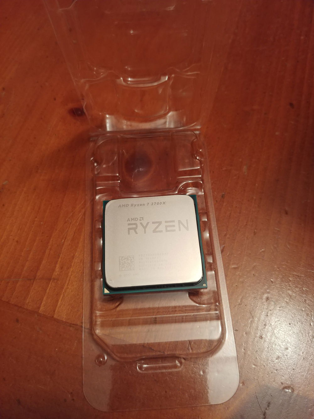 Step 3. putting in new 2700X CPU