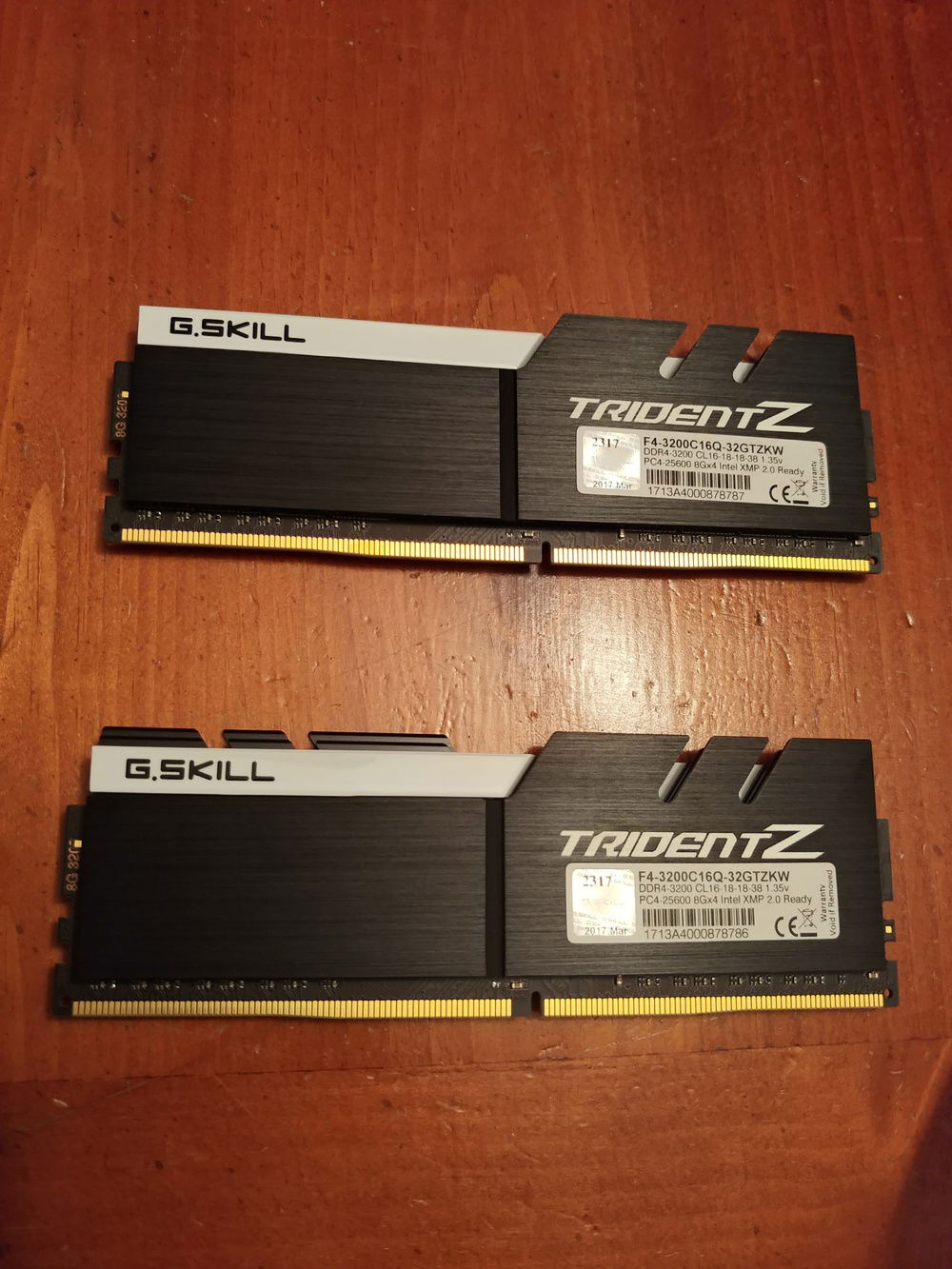 Step 2. reusing ram from old build