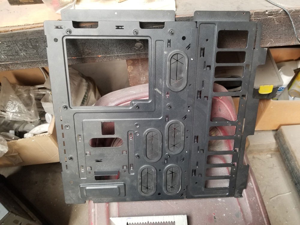 oem mobo tray.....ugly