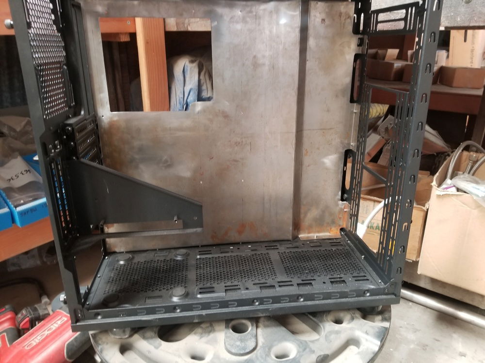 first new mobo tray test fit