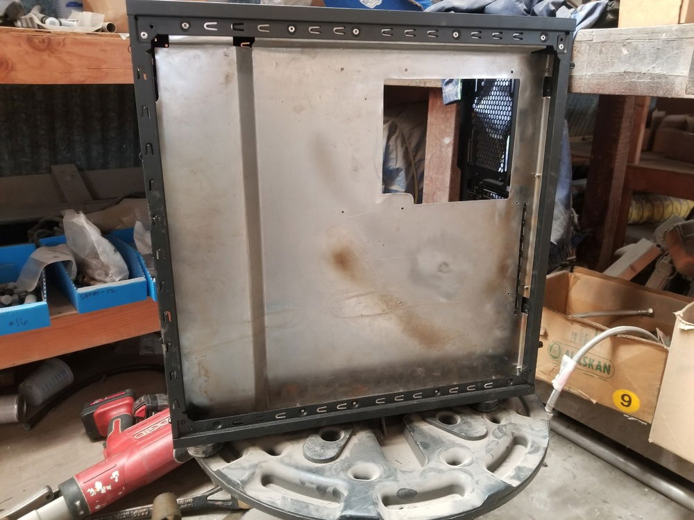 first new mobo tray test fit