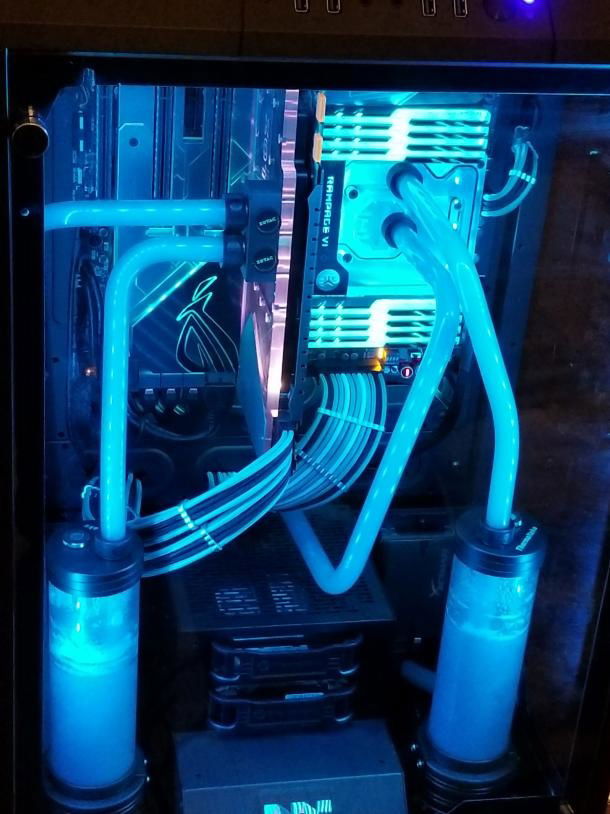 Completed system with new PSU