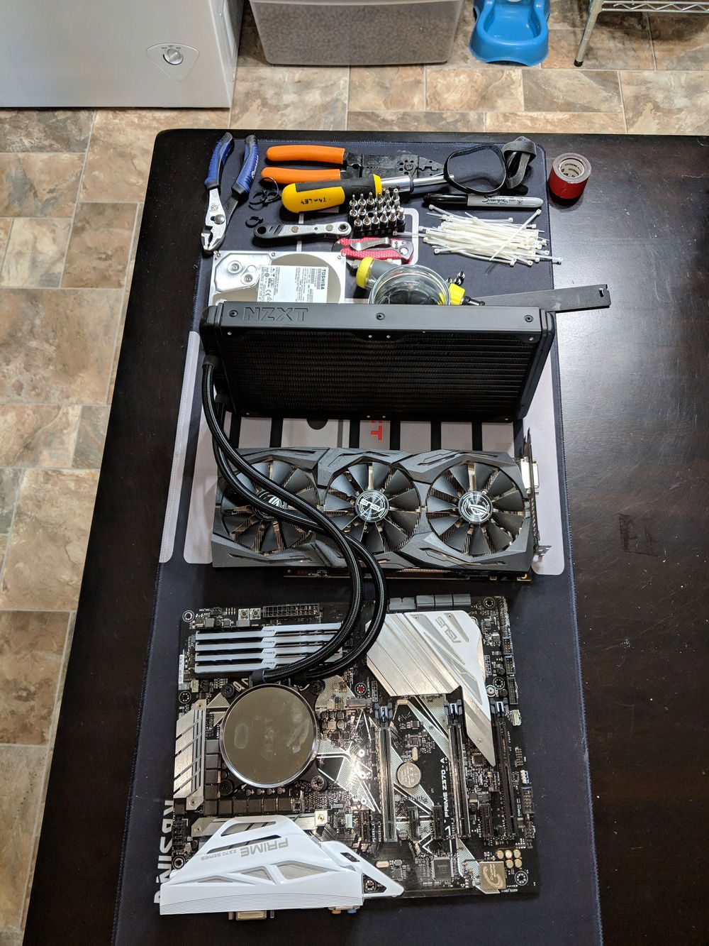 Ripped apart for a new case.