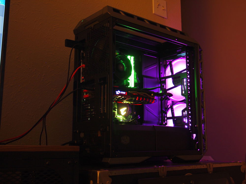 With all current RGB on and shining