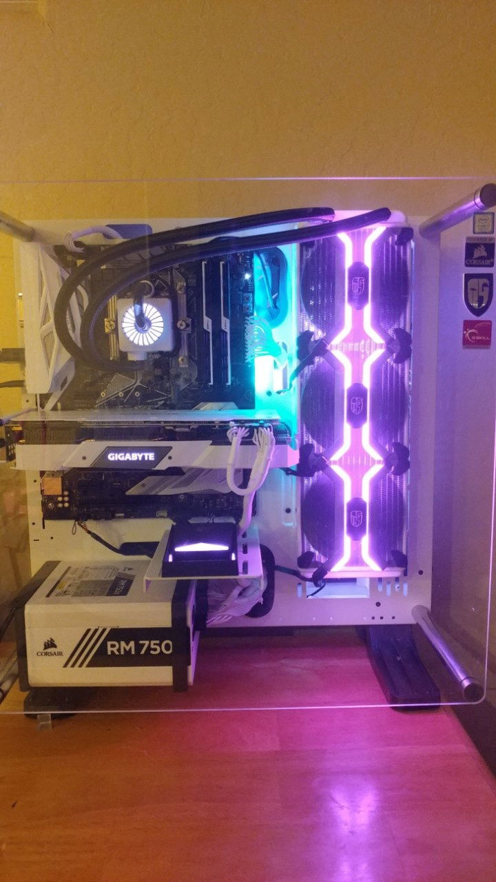 Before Vertical Mount of GPU