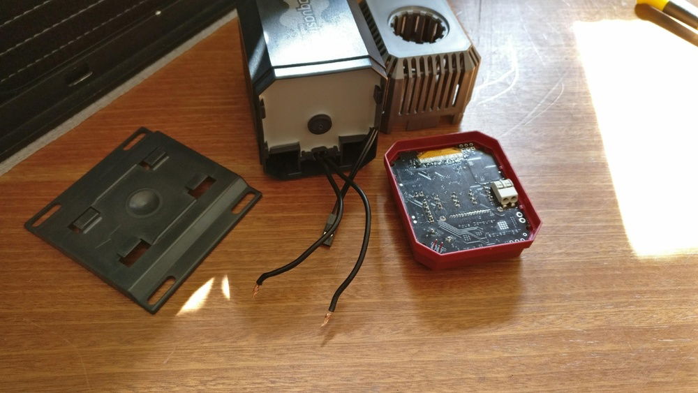 Up next: The pump needs a home. I didn't want it to be visible, so I searched for a good spot.