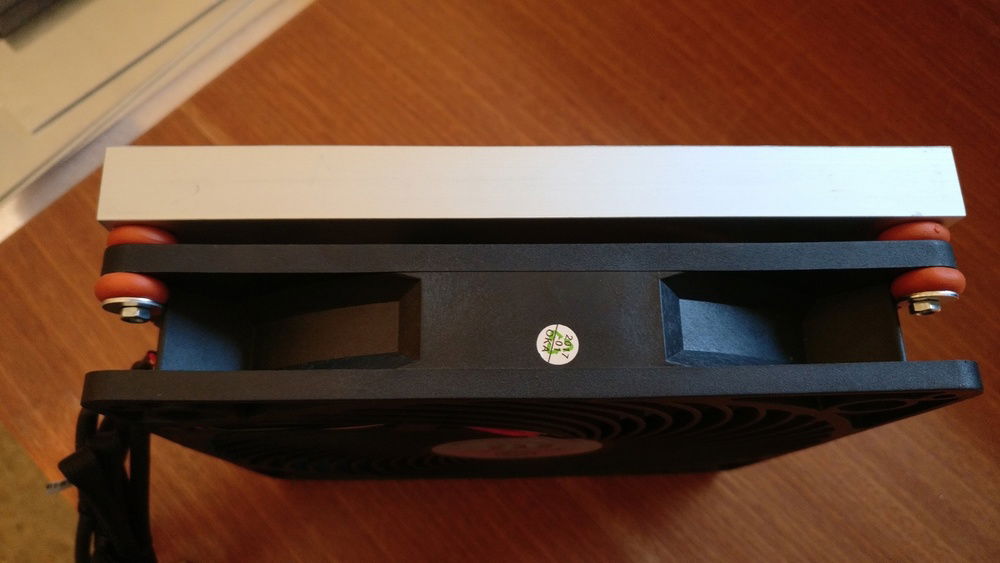 Those will be connected to both fans at the front.