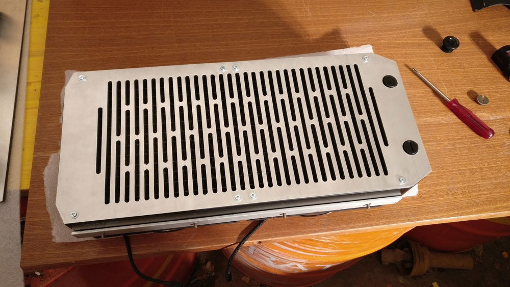 Sadly i made a mistake with the cutout for the ports.