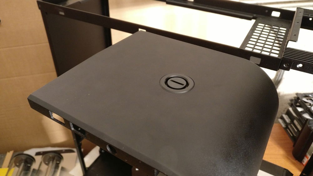 The top power switch was replaced with a fillport. It slips in as if it was intended for that.